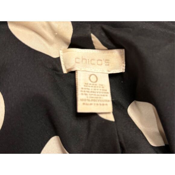Chico’s Classic Black Single Button Blazer Sz. S Lined Professional Career - Picture 7 of 7